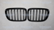 Решітка радіатора ніздрі BMW X1 E84 Подвійні Чорний Глянець (2009-2015) 8006 фото 2