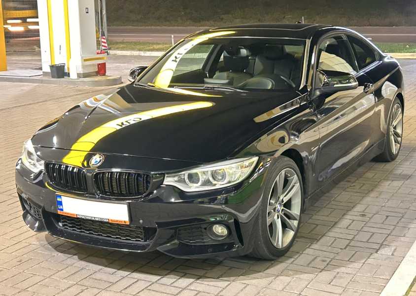 Передний бампер BMW F32 F33 F36 (2013-2019) Стиль M-Paket (под ПТФ) 4188 фото