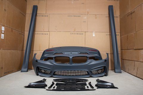 Комплект обвісу BMW 3 Series F30 (2012-2018) Стиль M3 F80 (Під ПТФ) 1600-1 фото
