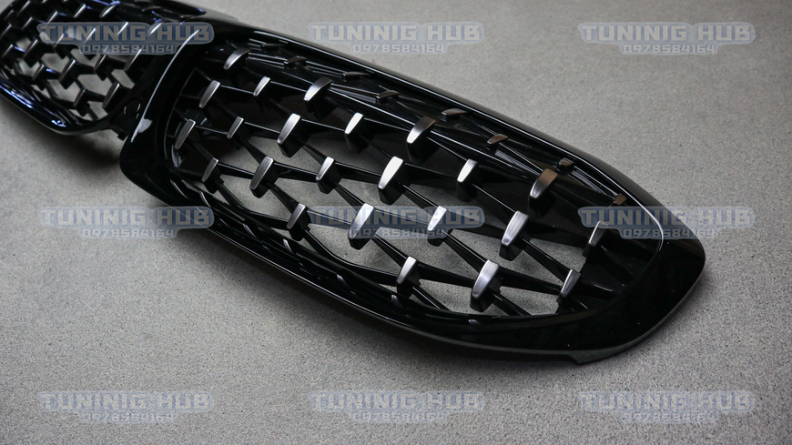 Решітка радіатора ніздрі BMW G20 G21 Diamond Silver (2018-2022) BMW-G20195 фото