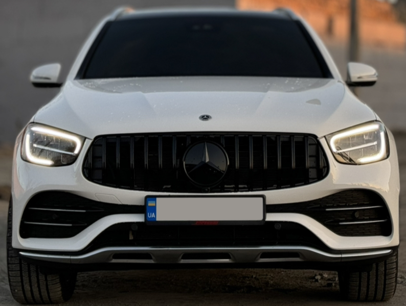 Решетка радиатора на Mercedes GLC/GLC Coupe-Class X253/C253 (Стиль GT) Черная MB-X253193 фото