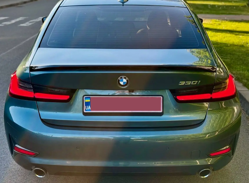 Спойлер для BMW G20 M3 G80 (Стиль M Performance) Чорний Глянець 7853 фото