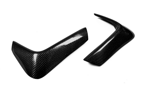 Карбонові бокові накладки заднього бампера (клики) на BMW M3 M4 F80 F81 F82 F83 C12 фото