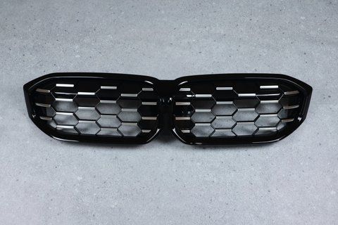 Решетка радиатора ноздри BMW G20 G21 Diamond Silver (2022-2024) BMW-G20223 фото
