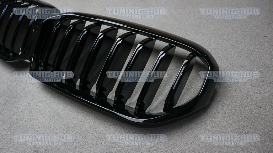 Решетка радиатора ноздри BMW G30 G31 M5 F90 Одинарные Черный Глянец (2020-2023)  BMW-G30211 фото