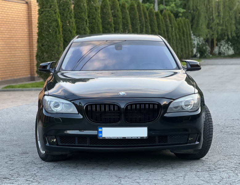 Решітка радіатора ніздрі BMW F01 F02 F03 F03 F04 Подвійні Чорний Глянець (2008-2015) 8012 фото