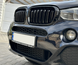 Решітка радіатора ніздрі BMW X5 F15 X6 F16 X5M F85 X6M F86 Подвійні Чорний глянець 601 фото 6