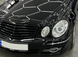 Решетка радиатора на Mercedes E-class W211 Черный глянец MB-W211074 фото 3