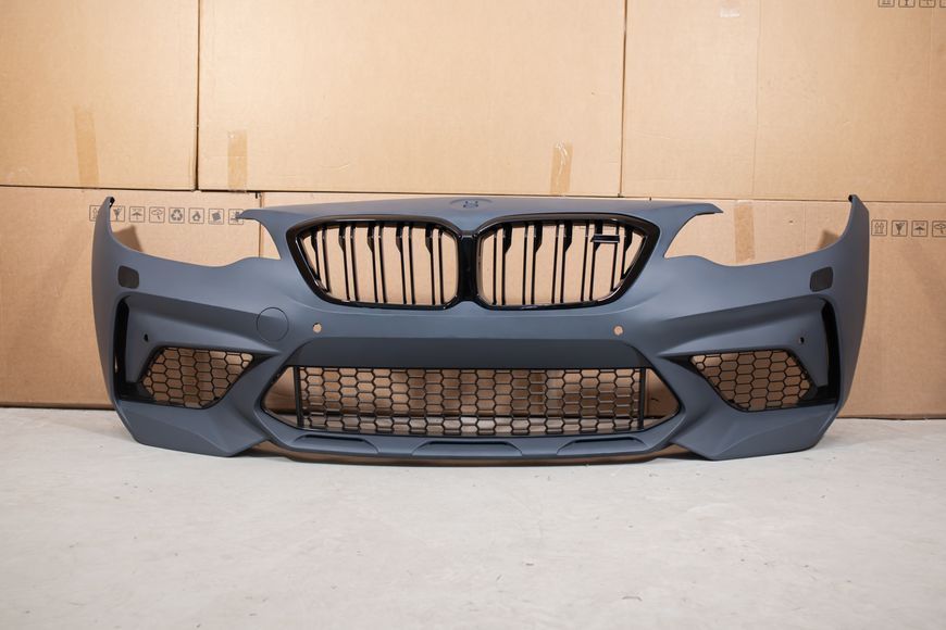 Передній бампер для BMW 2 Series F22 M2 F87 (2013-2017) Cтиль M2 Competition 3413-1 фото