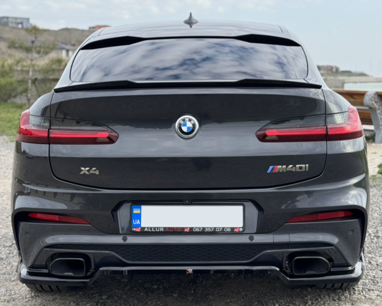 Спойлер для BMW X4 G02 (Стиль M Performance) Черный Глянец  66209274462 фото
