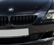 Решітка радіатора ніздрі BMW E63 E64 Подвійні Чорний глянець (2006-2010) 8014 фото 7