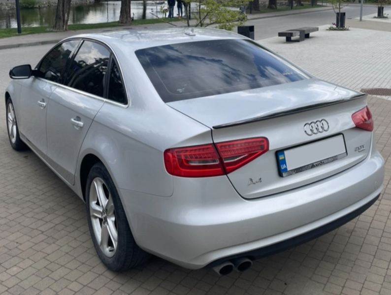 Спойлер&nbsp;для Audi A4 B8 (2011-2015)&nbsp;Чорний Глянець SA4B8-0713 фото