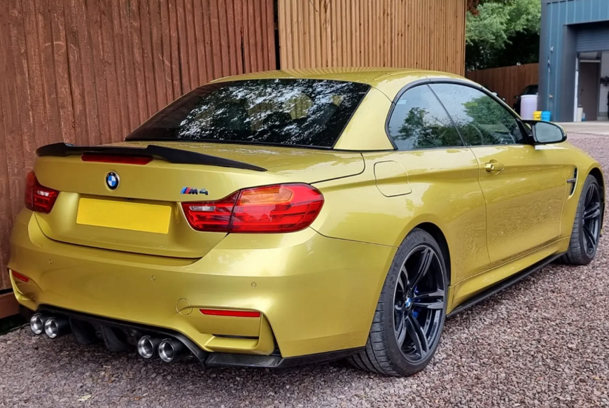 Спойлер для BMW F33 M4 F83 (Стиль M4) Карбон 1205 фото