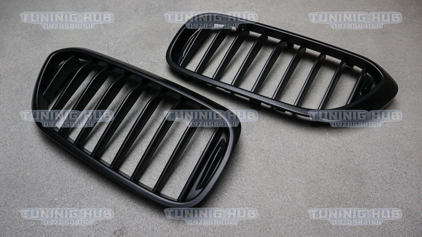 Решетка радиатора ноздри BMW G30 G31 M5 F90 Одинарные Черный Мат (2017-2020)  BMW-G301712 фото