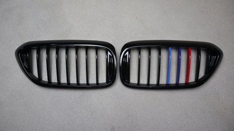 Решітка радіатора ніздрі BMW G30 G31 M5 F90 Одинарні M-Color (2017-2020) BMW-G301713 фото