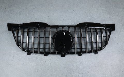 Решітка радіатора на Mercedes Sprinter W906 (Стиль GT) Чорна з хромом MB-W906110 фото