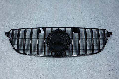Решетка радиатора на Mercedes GLE-Class Coupe C292 (Стиль GT) Черная MB-C292163 фото