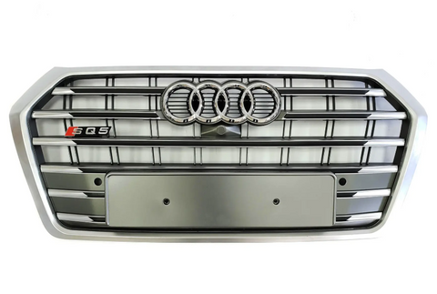 Решітка радіатора на Audi Q5 80A (Стиль S-Line SQ5) Сіра Q5-S174 фото