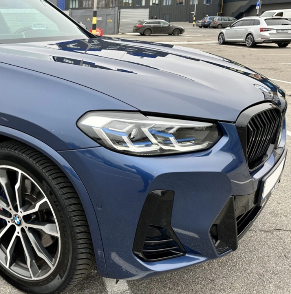 Передняя оптика (Фары) для BMW X3 G01 X4 G02 (2018-2022) (Стиль Laser LCI) G0145 фото