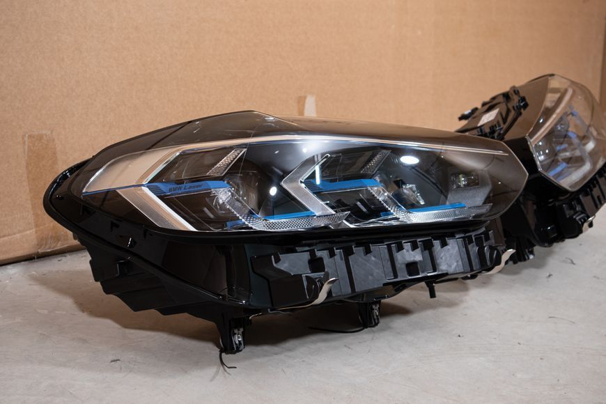 Передняя оптика (Фары) для BMW X3 G01 X4 G02 (2018-2022) (Стиль Laser LCI) G0145 фото