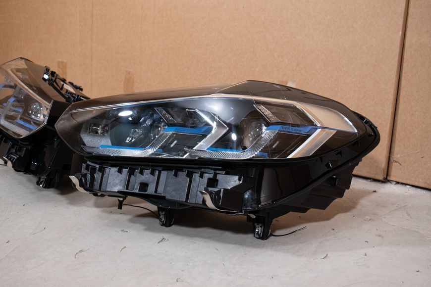 Передняя оптика (Фары) для BMW X3 G01 X4 G02 (2018-2022) (Стиль Laser LCI) G0145 фото