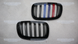Решетка радиатора ноздри BMW E70 E71 Двойные M-Color Глянец (2007-2013) 8022 фото 3