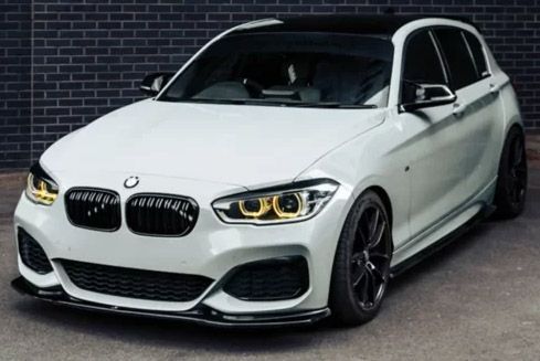 Решітка радіатора ніздрі BMW F20 F21 Подвійні Чорний Глянець (2015-2019) 80011 фото