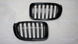 Решітка радіатора ніздрі BMW  X3 F25 LCI X4 F26 Подвійні Чорний глянець (2014-2017)  594 фото 3