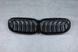 Решетка радиатора ноздри BMW G30 G31 Двойные M-Look Чорный мат (2020-2022) BMW-G30214 фото 1