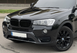 Решітка радіатора ніздрі BMW  X3 F25 LCI X4 F26 Подвійні Чорний глянець (2014-2017)  594 фото 7