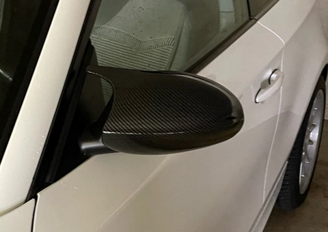 Накладки на дзеркала для E90 E91 E92 E93 Карбон 466 фото