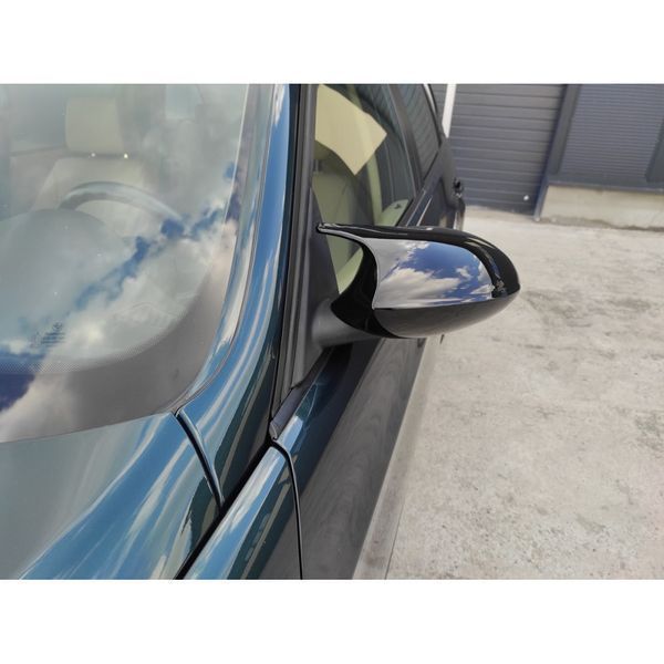 Накладки на дзеркала для BMW E90 E91 E92 E93 Чорний Глянець 1409 фото