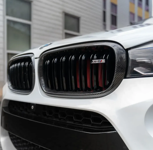 Решетка радиатора ноздри CARBON BMW Двойные X5 F15 X5M F85 X6 F16 X6M F86 604 фото