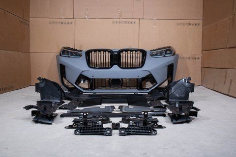 Комплект рестайлинга передней части автомобиля для BMW X3 G01 / X4 G02 (2018&ndash;2022) в стиле X3M / X4M  BPF97-X3/G0145 фото