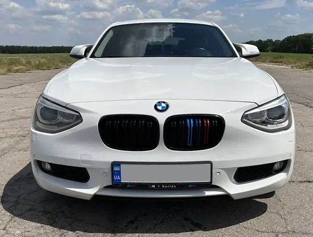 Решітка радіатора ніздрі BMW F20 F21 Подвійні M-Color Глянець (2011-2015) BMW-F20135 фото