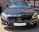 Решітка радіатора на Mercedes SL-Class R231 (Стиль GT) Чорний глянець MB-R23132 фото 4