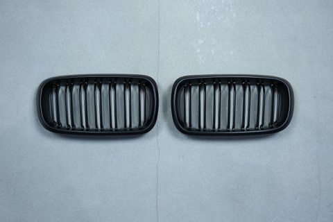 Решетка радиатора ноздри BMW X5 F15 X6 F16 X5M F85 X6M F86 Двойные Черный Мат BMW-F15142 фото